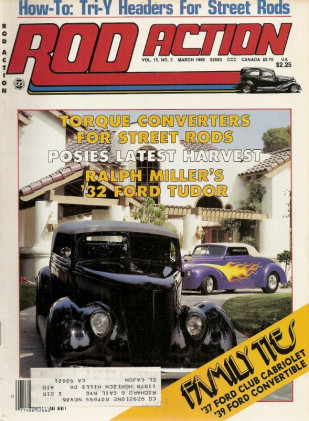 ROD ACTION 1986 MAR - TRI-Y HEADERS MADE, PACKARD ROD, TORQUE CONVERTERS